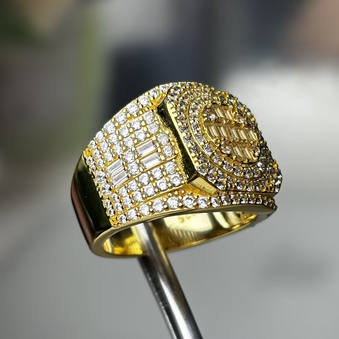 3.6Ctw Large Men's Imperial Gemstone Ring