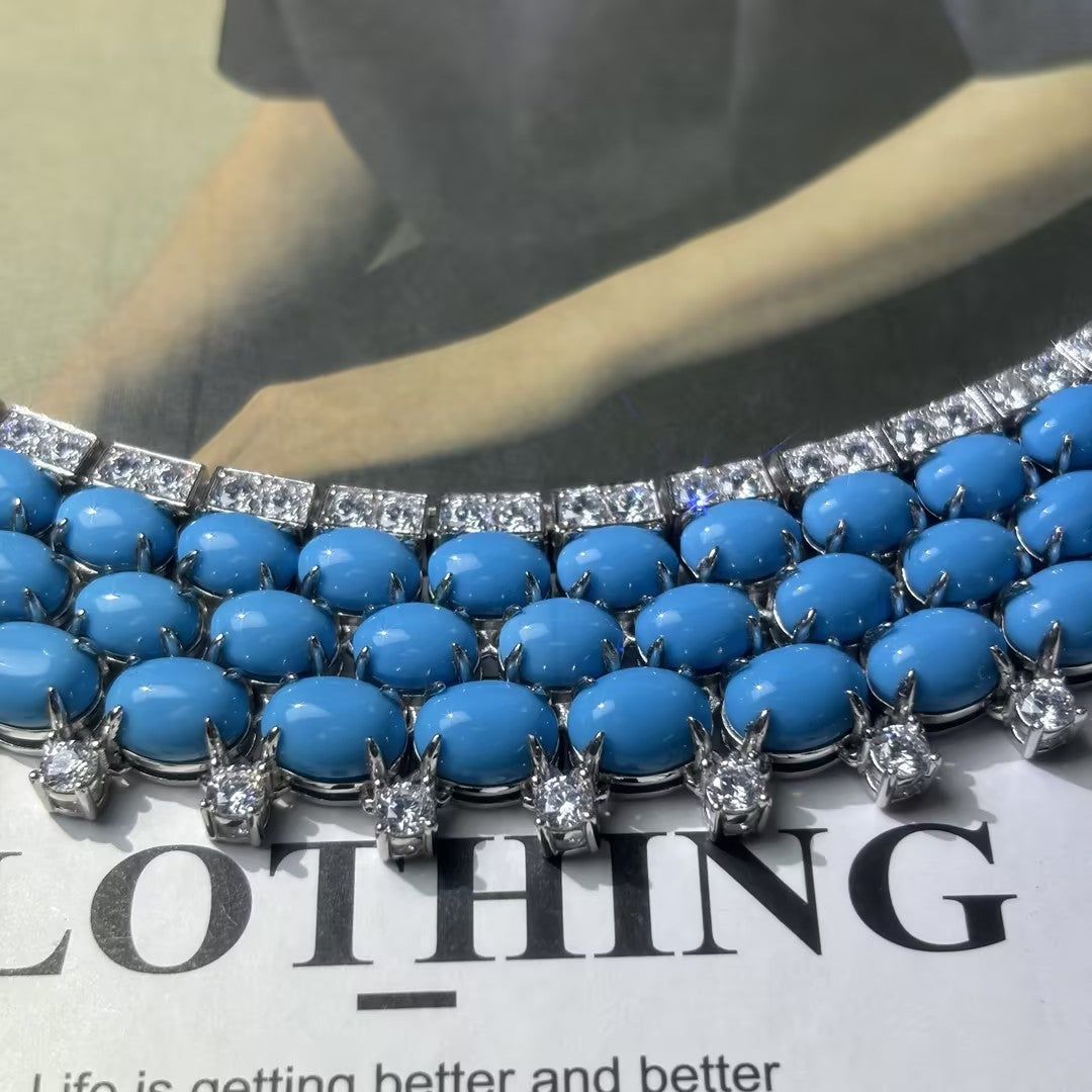 Elegant Turquoise Gemstone Necklace