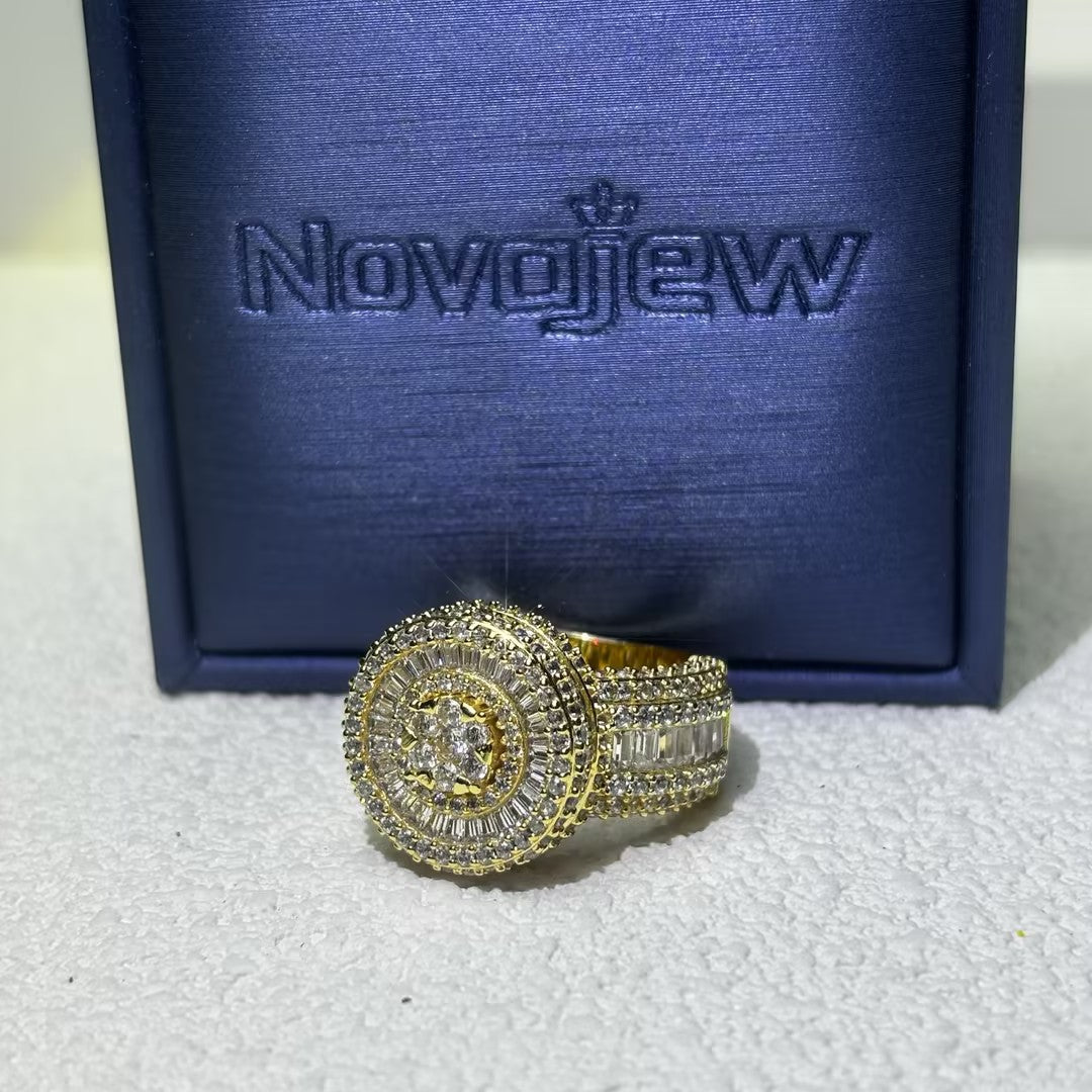 3.77ctw Brilliant Baguette Bling Ring
