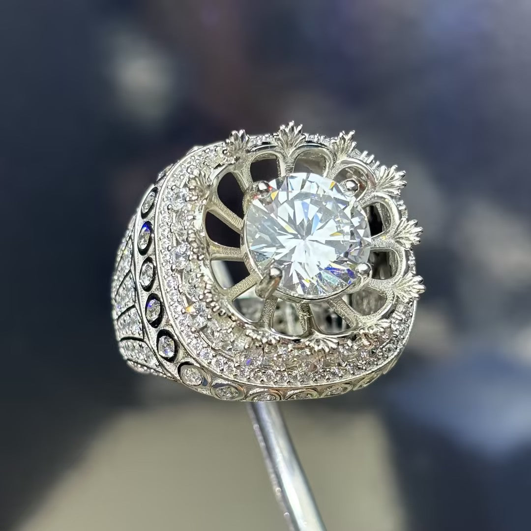 8.2ctw Torch Gemstone Ring