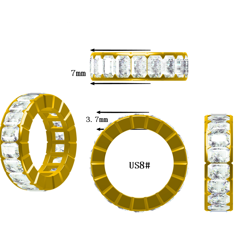 3.5 Ct Gemstone Romantic Royalty Crown Ring