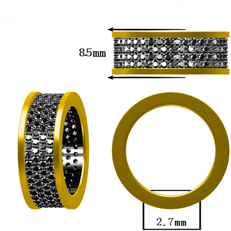2.5ctw Exclusively Designed Gemstone Band