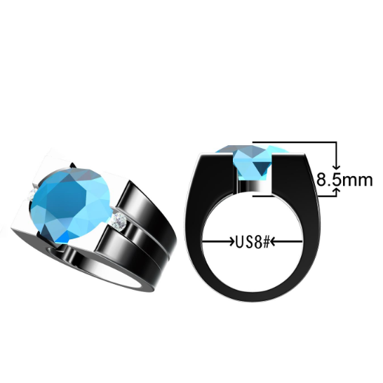 7.5Ct Gorgeous Aquamarine Engagement Ring