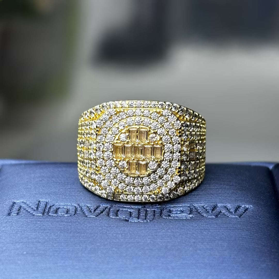 3.6Ctw Large Men's Imperial Gemstone Ring