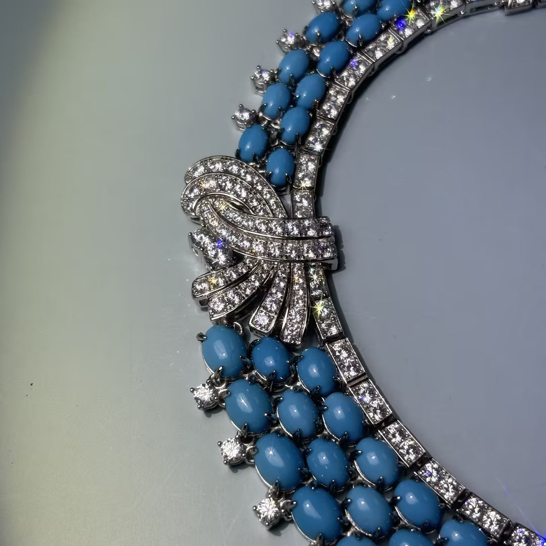 Elegant Turquoise Gemstone Necklace