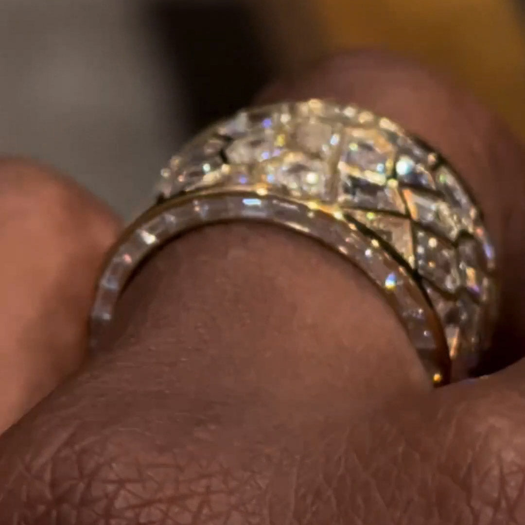 3.9Ctw Broken Mirror Ring