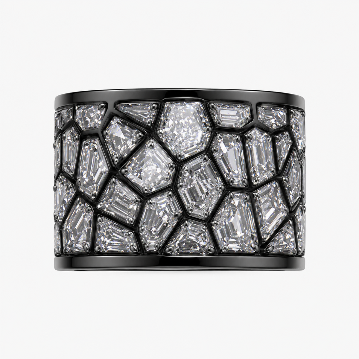【In Stock】3.9Ctw Broken Mirror Ring