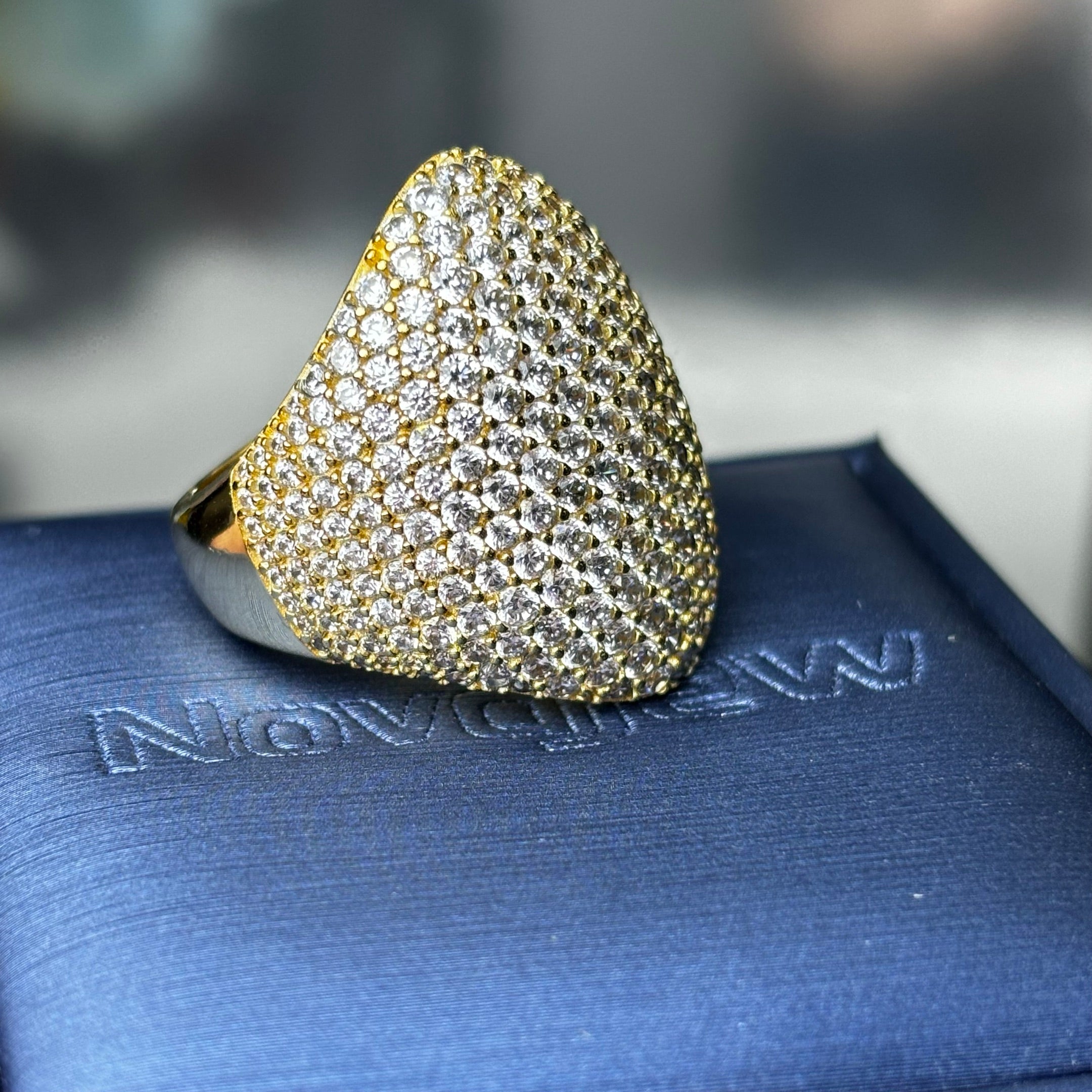 3.75 ctw Pave-Set Ring with Fine Gemstones