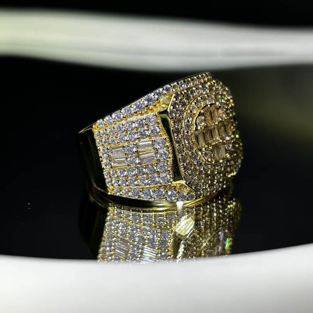 3.6Ctw Large Men's Imperial Gemstone Ring