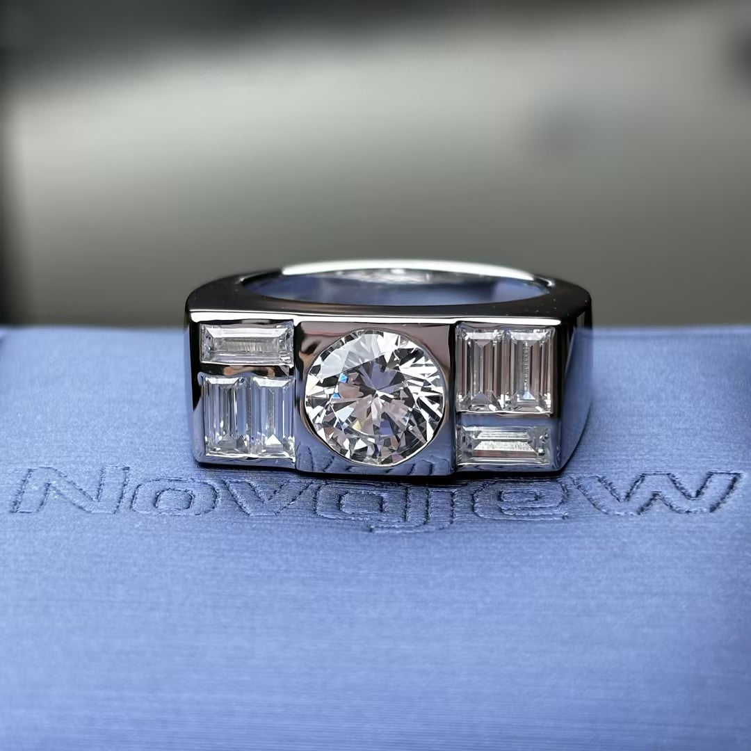 2.2Ctw Art Deco Gemstone Ring