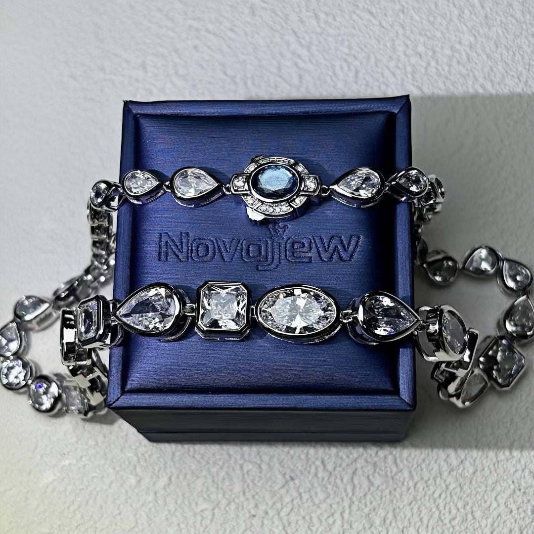 60Ctw Custom-made Thesis Gemstone Necklace with Multiple Cuts