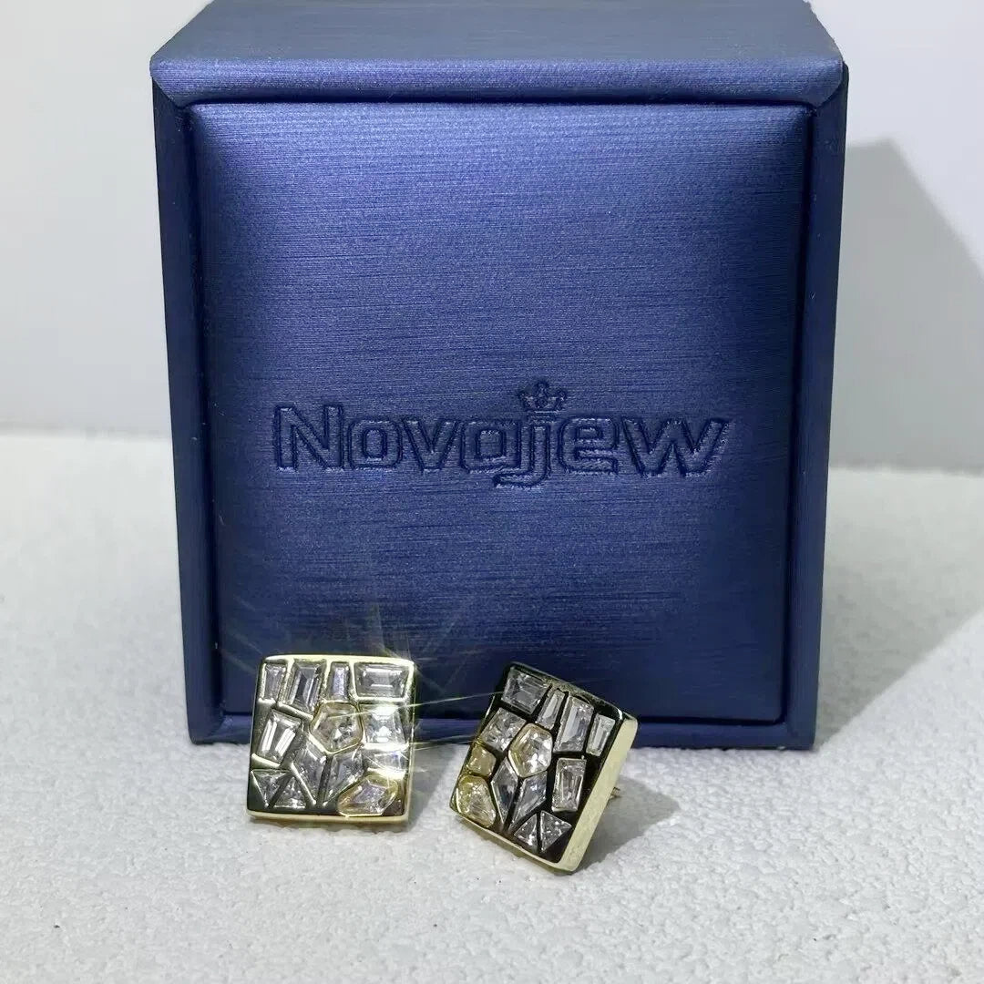1.5CTW Broken Mirror Earrings-novajew
