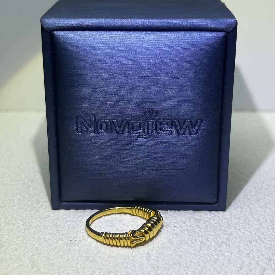 Vintage gold wire wrapped ring