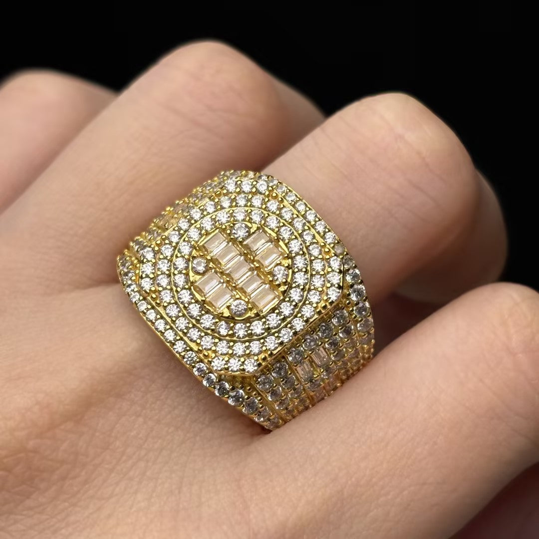 3.6Ctw Large Men's Imperial Gemstone Ring