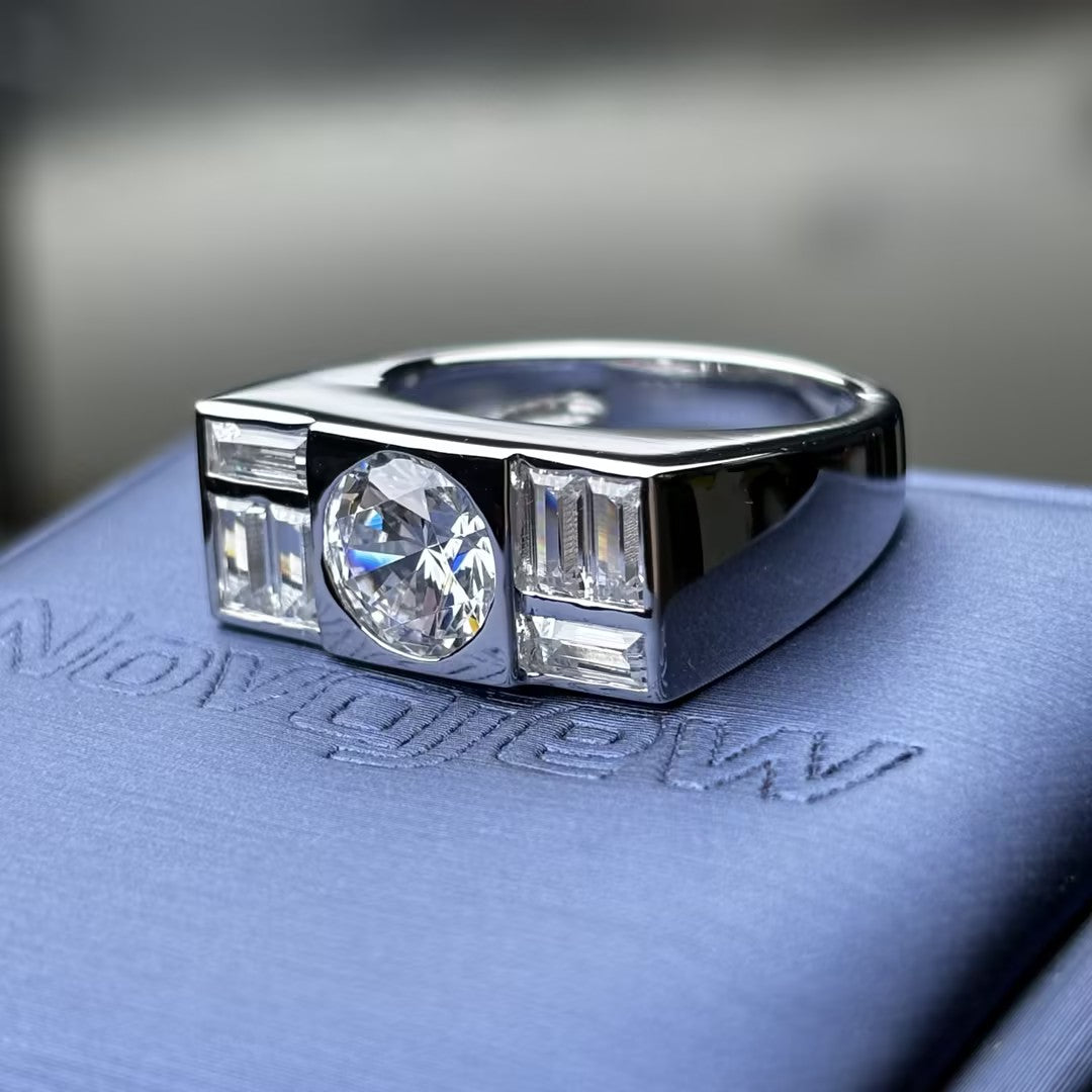 2.2Ctw Art Deco Gemstone Ring