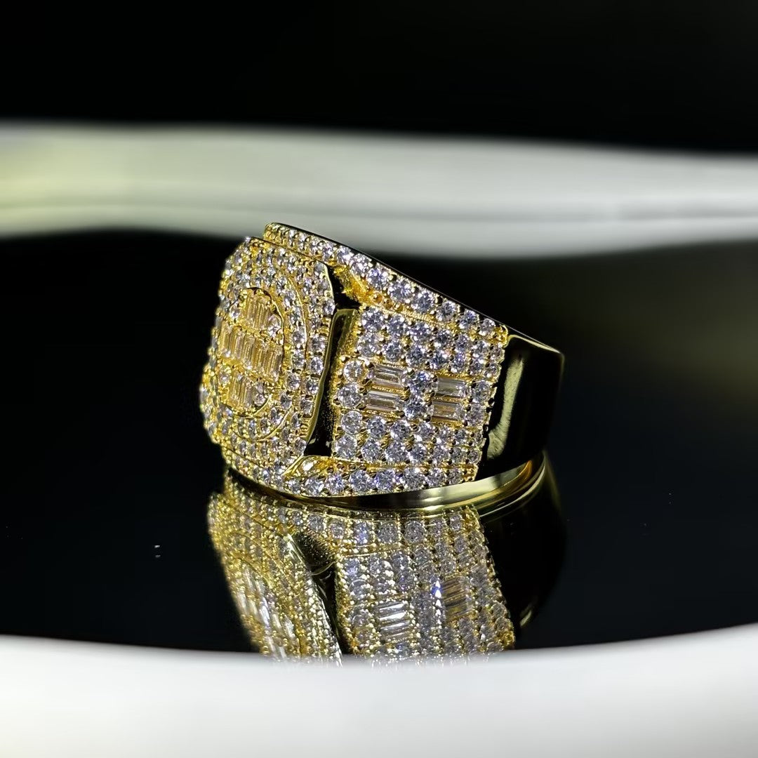 3.6Ctw Large Men's Imperial Gemstone Ring