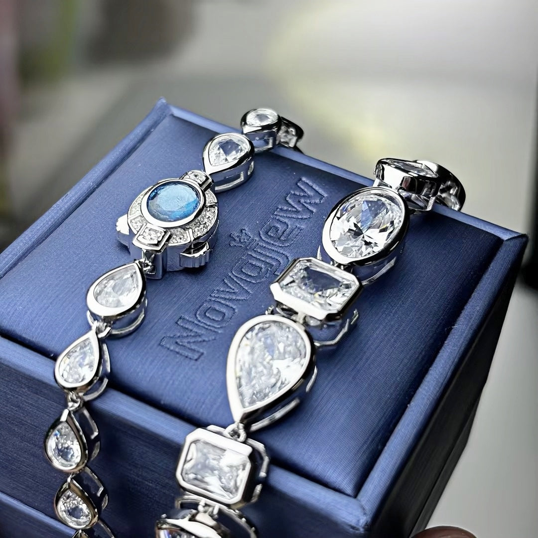 60Ctw Custom-made Thesis Gemstone Necklace with Multiple Cuts