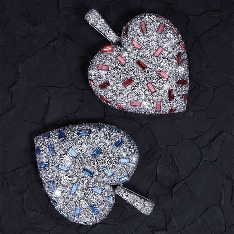 6.32Ctw ring with pavé setting of various cut gemstones