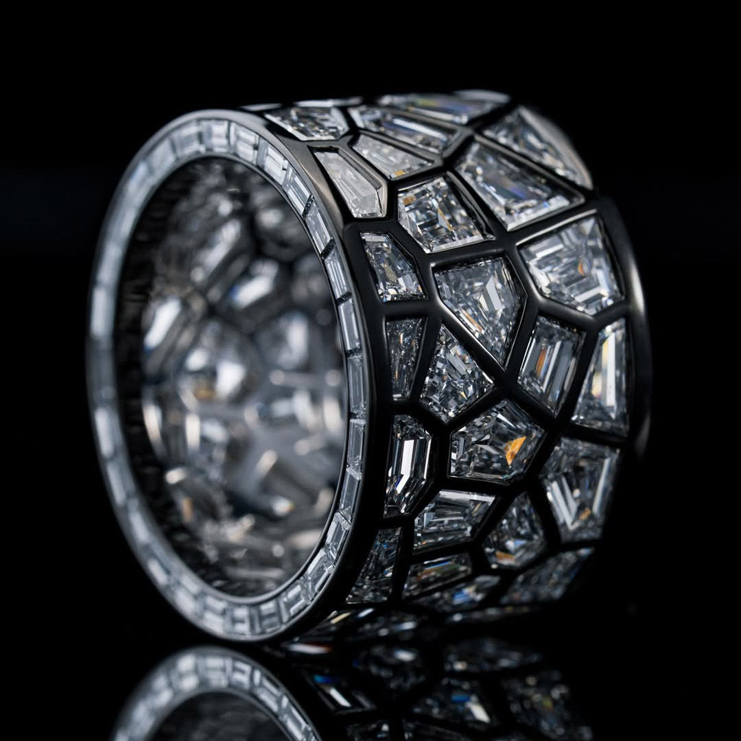 3.9Ctw Broken Mirror Ring