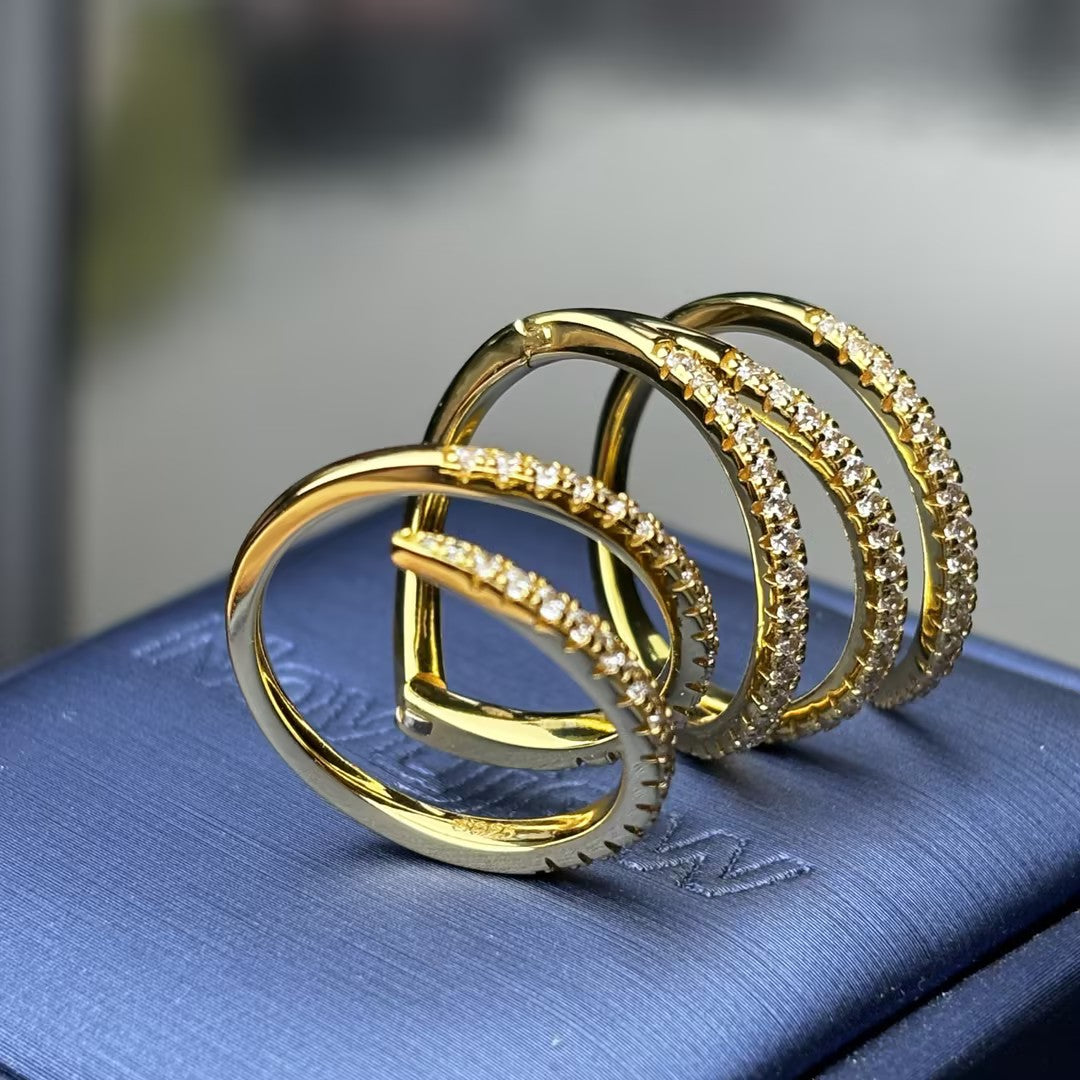 1.0Ctw Personalized Multi-Ring Ring