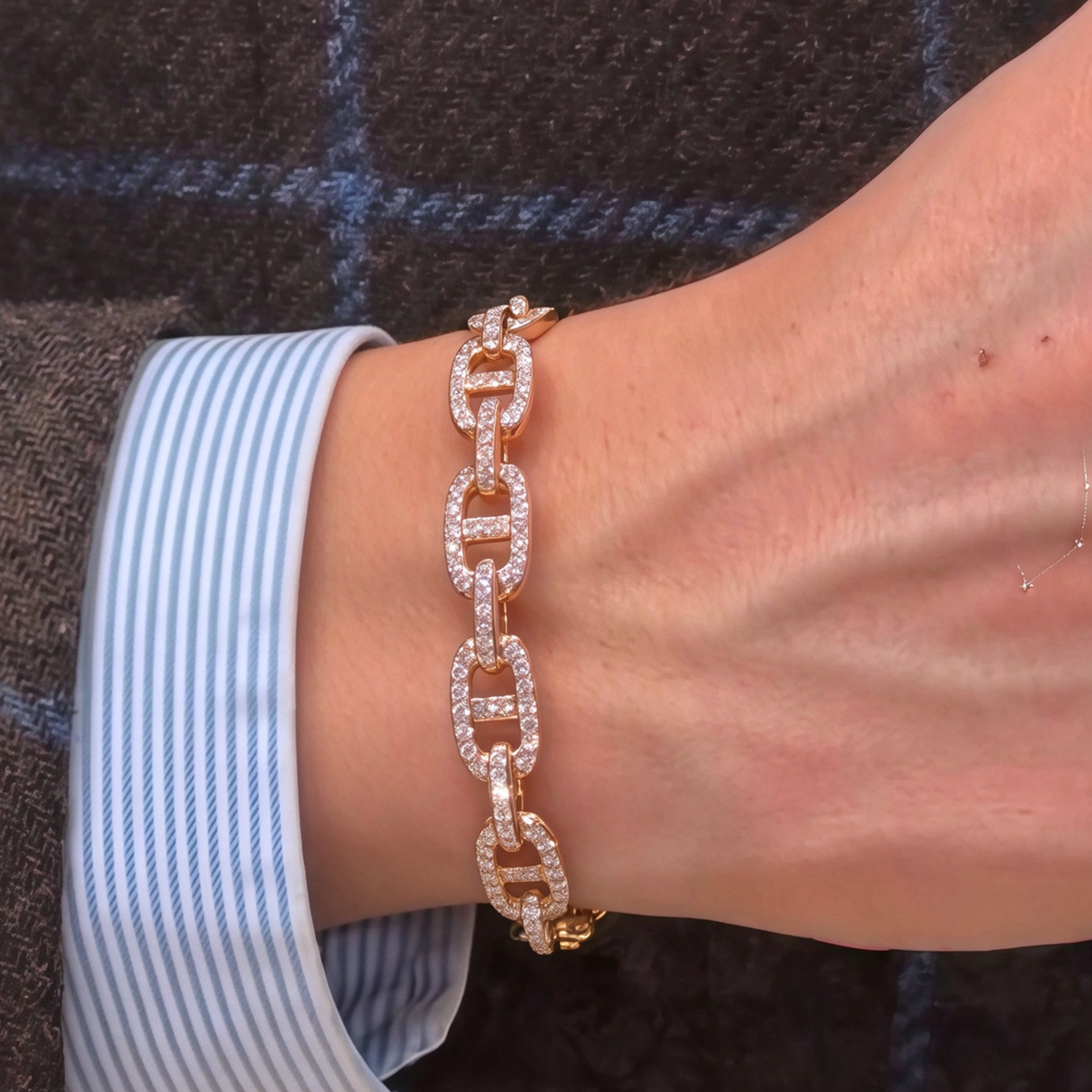 8CTW Cushion Cut Red Cubic Zirconia Vintage 925 Silver Bracelets-novajew