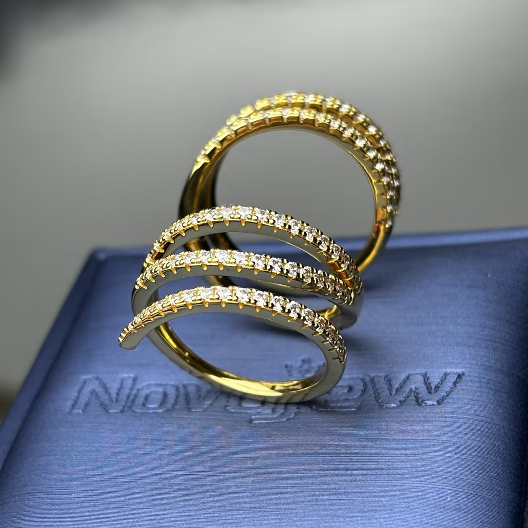 1.0Ctw Personalized Multi-Ring Ring