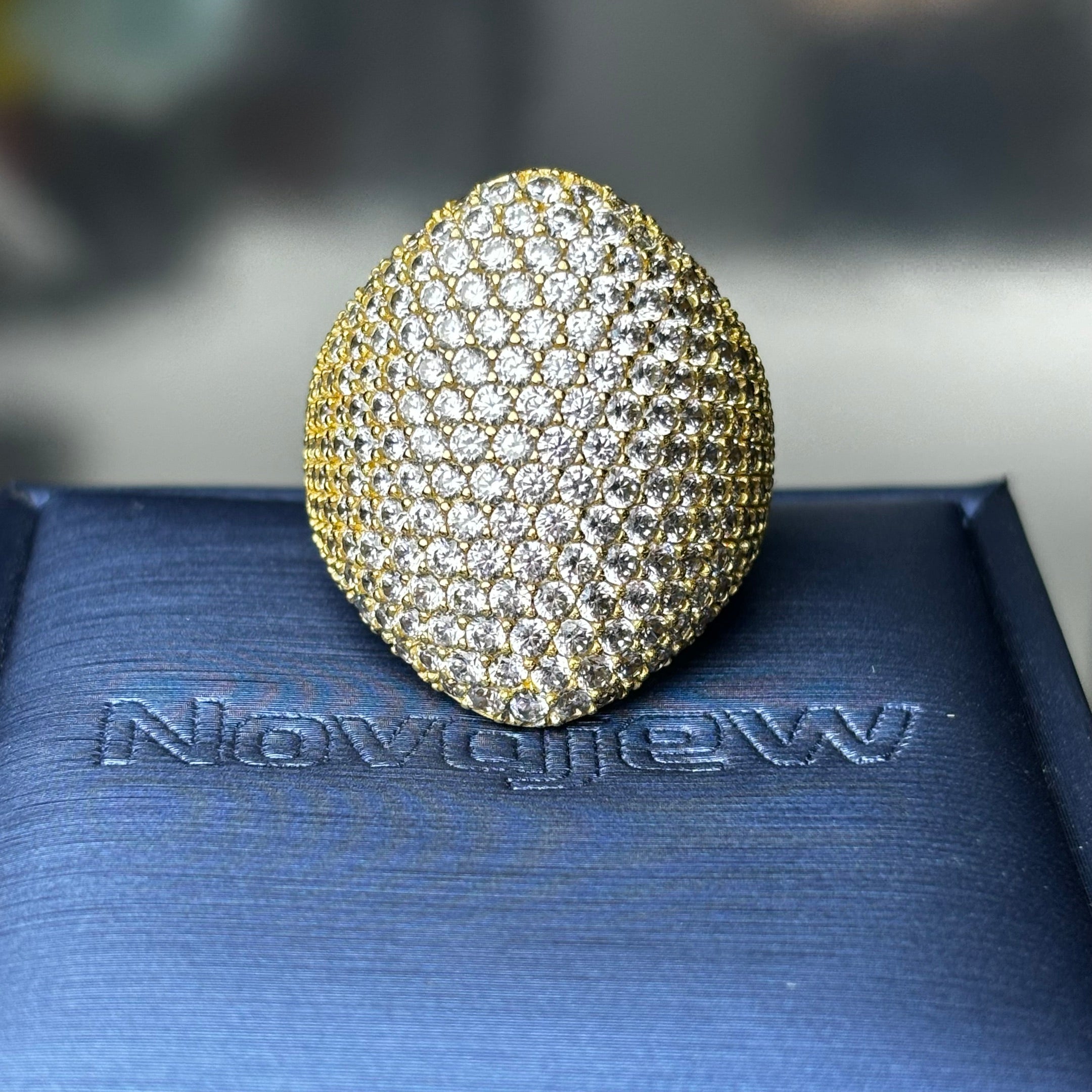 3.75 ctw Pave-Set Ring with Fine Gemstones