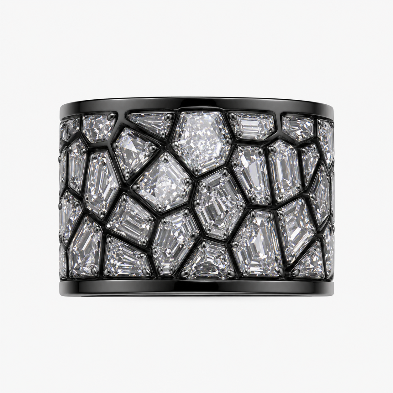 【In Stock】3.9Ctw Broken Mirror Ring