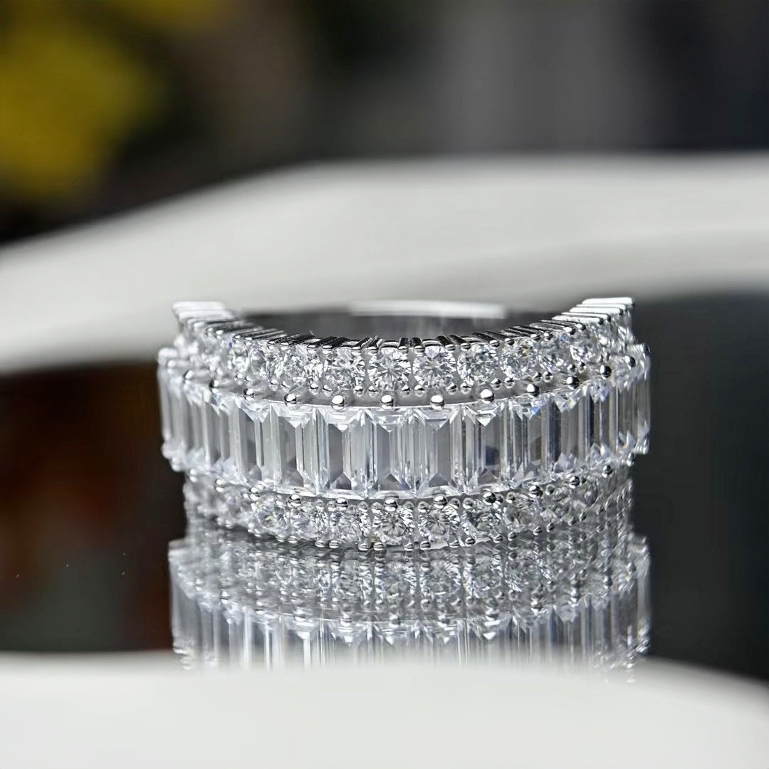 2.3Ctw Rectangular Gem Band