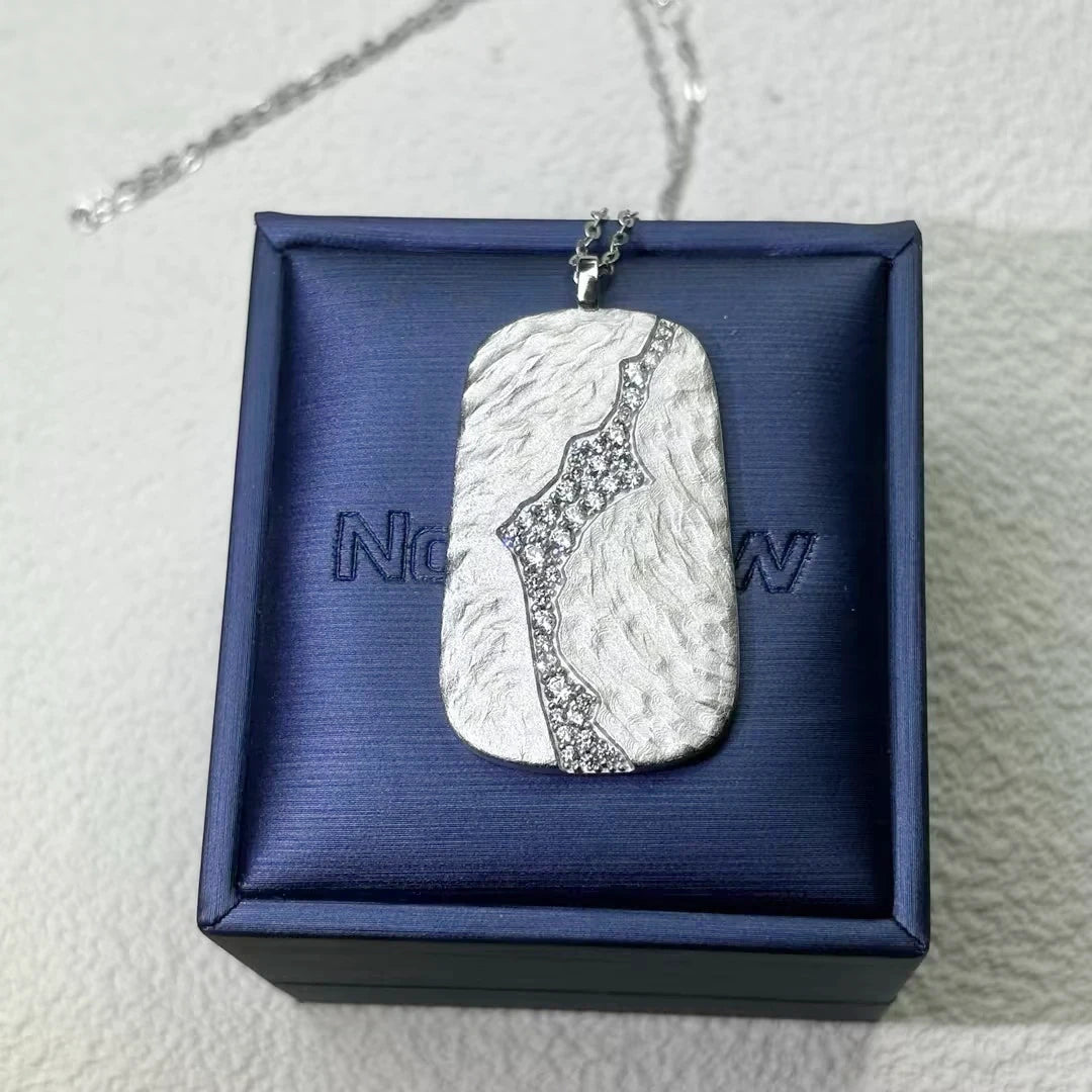 Lightning Messenger Broken Plate Polished Gemstone Pendant