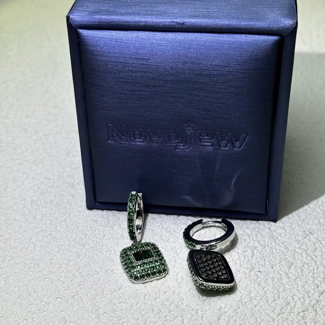 Vintage Emerald Charming Rings and Earrings
