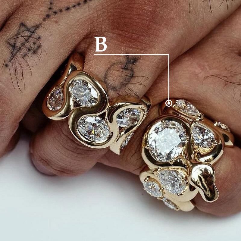 4.5Ctw shining oval Band