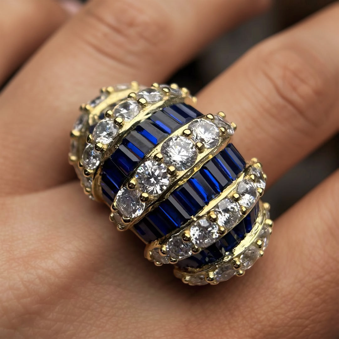 4.5 Ctw Vintage Sapphire Ring