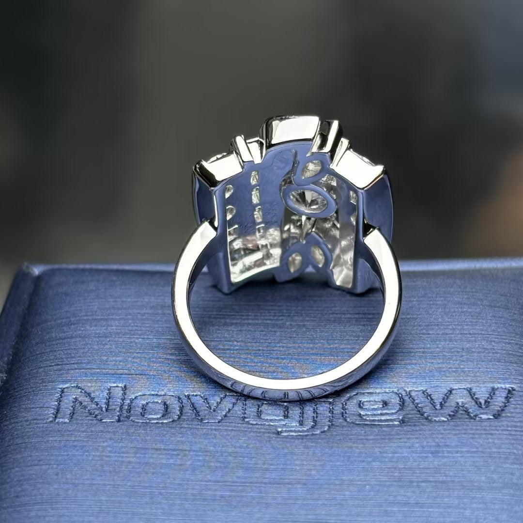 2.25Ctw Multi-cut Gemstone Art Ring