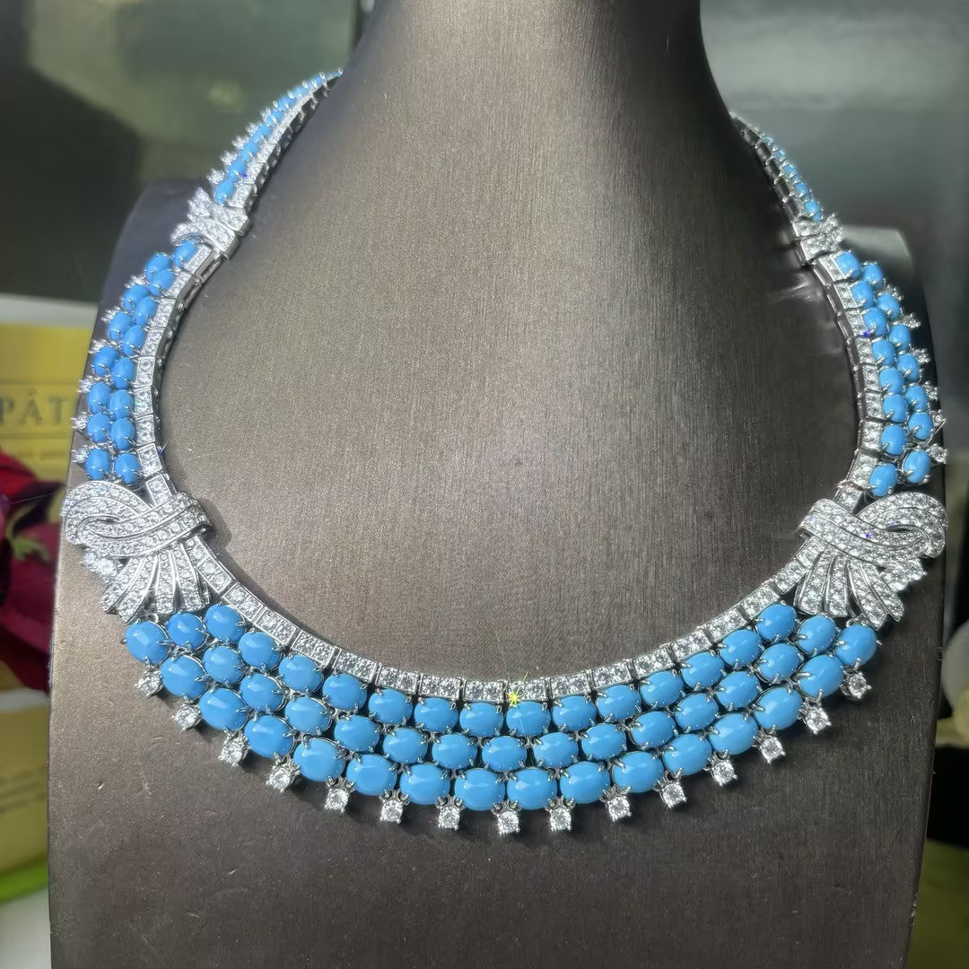 Elegant Turquoise Gemstone Necklace