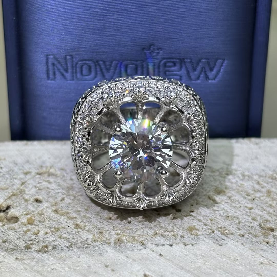 8.2ctw Torch Gemstone Ring