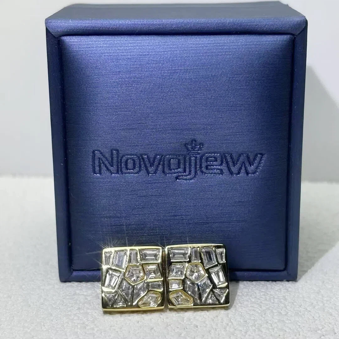 1.5CTW Broken Mirror Earrings-novajew