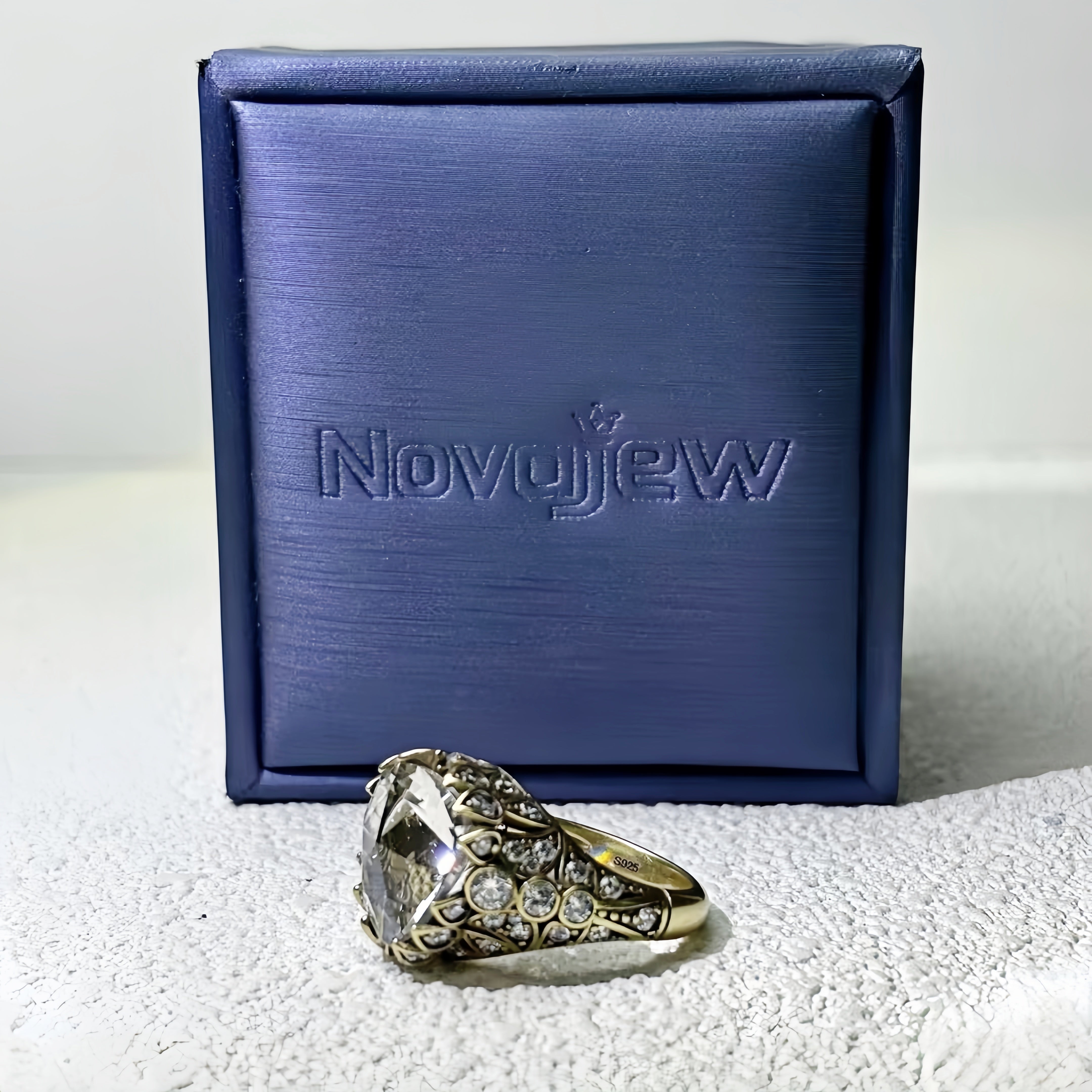 3.58Ctw Rose-cut Antique Gemstone Engagement Ring