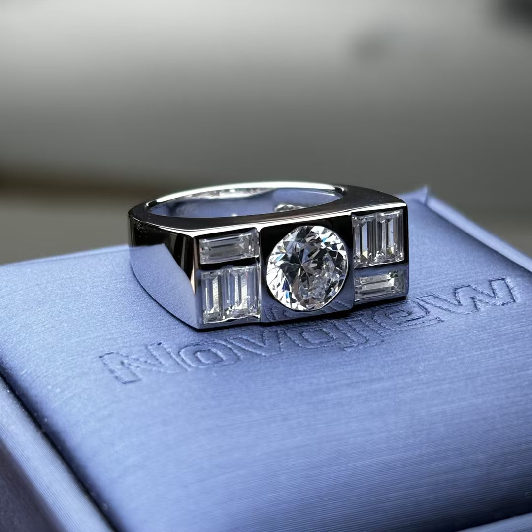 2.2Ctw Art Deco Gemstone Ring