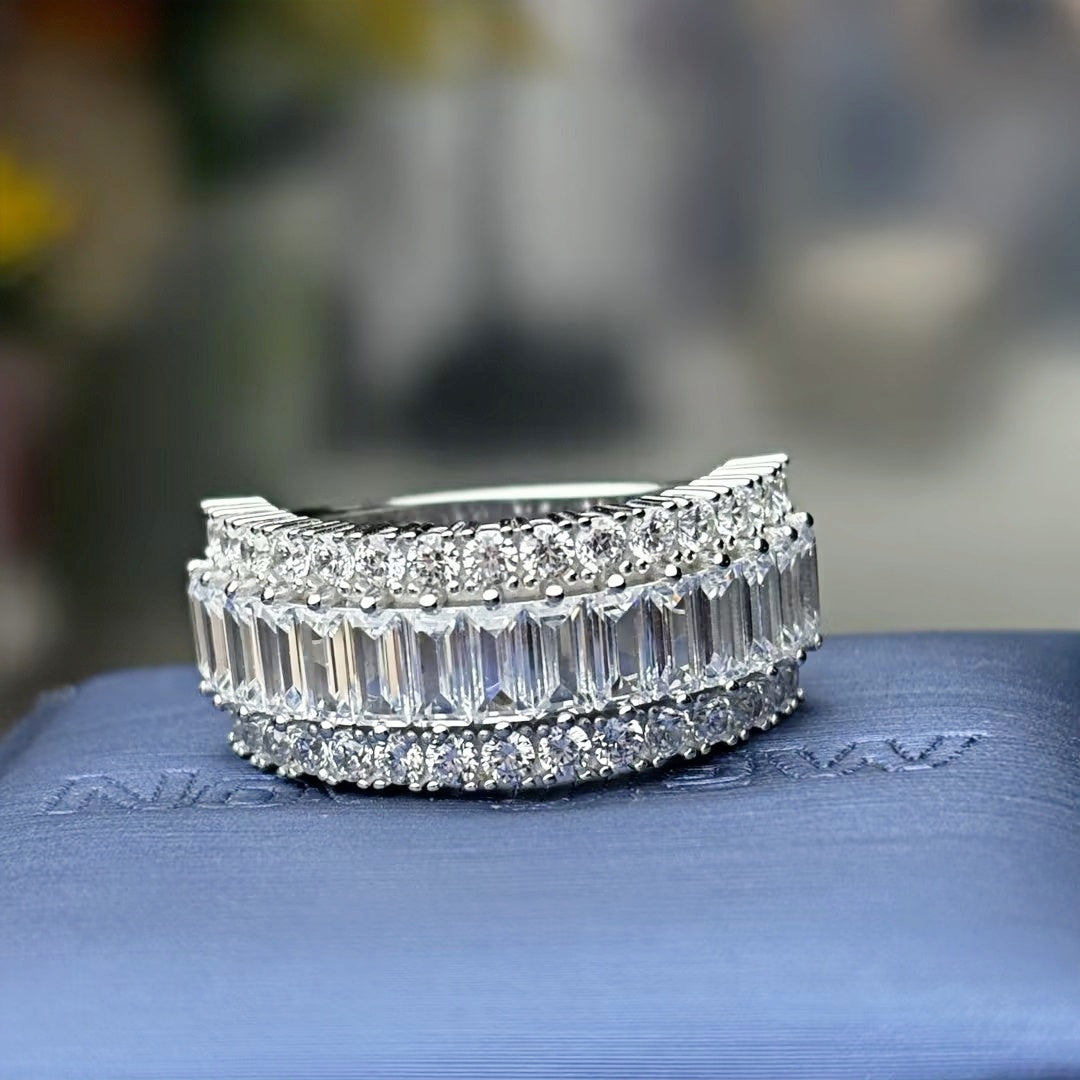 2.3Ctw Rectangular Gem Band