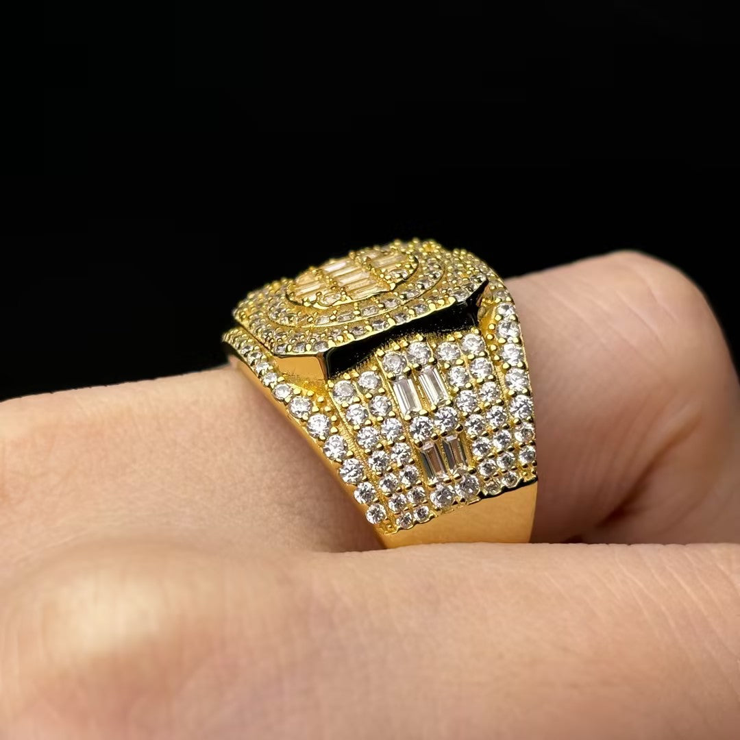 3.6Ctw Large Men's Imperial Gemstone Ring